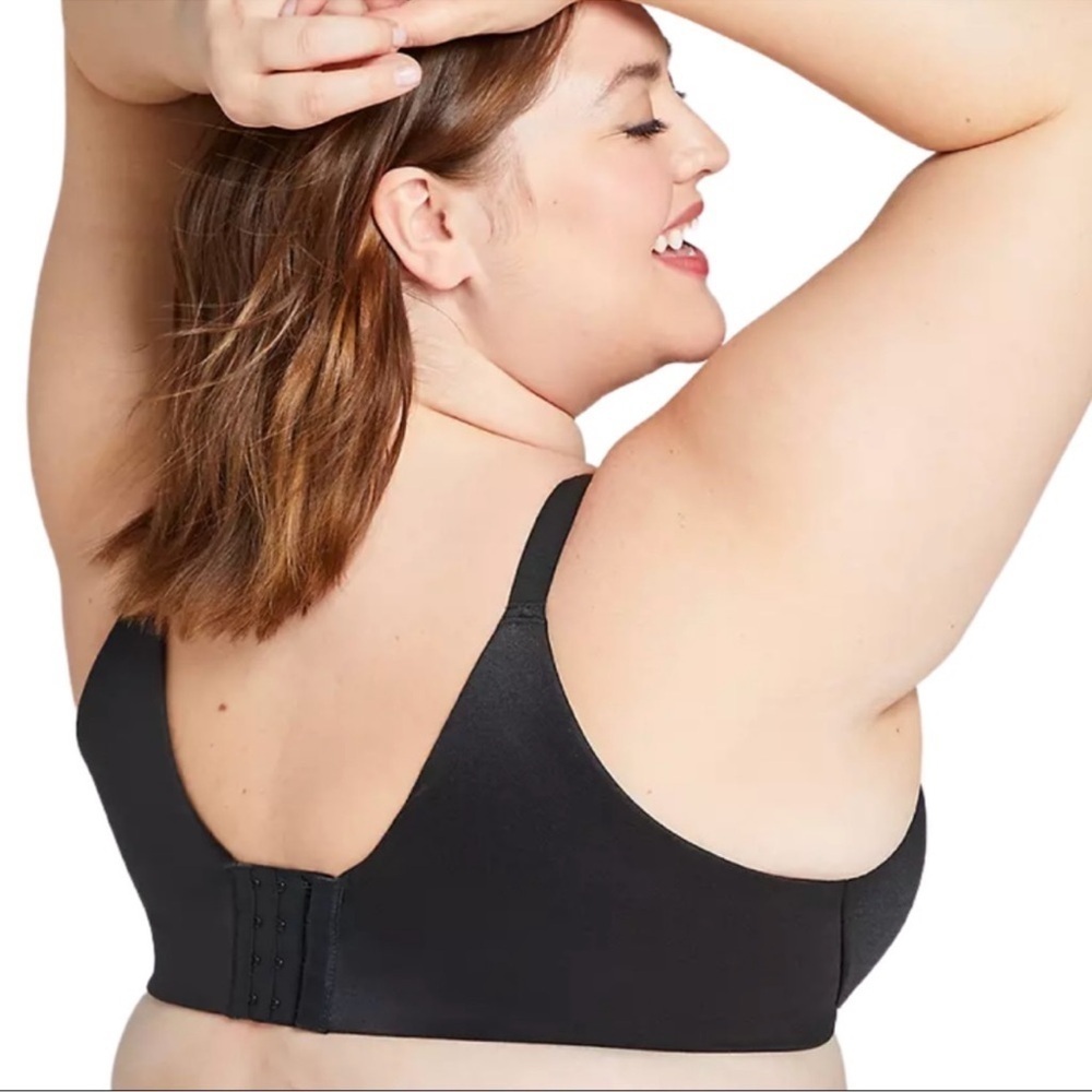 Cacique Plus Size Invisible Backsmoother Lightly Lined Balconette Bra size 44DD - Picture 3 of 7